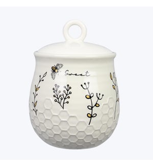 Honey Bee Ceramic Cookie Jar