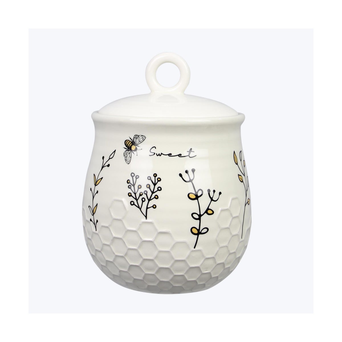 Honey Bee Ceramic Cookie Jar