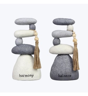 Stacked Wellness Rocks Large, 2 Ast
