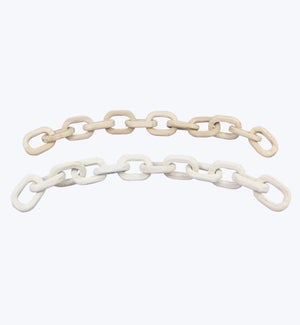 Wood Chain Tabletop Decor, 2 Assorted