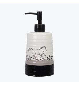 Ceramic Horse Soap Pump