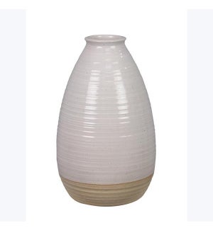 Stoneware Dipped Vase