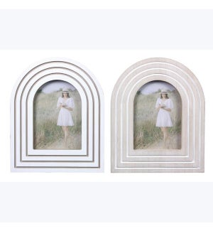 Wood Modern Organic 4x6 Picture Frame, 2 Ast.