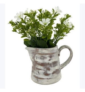 Artificial Wild Flower in Ceramic Pot