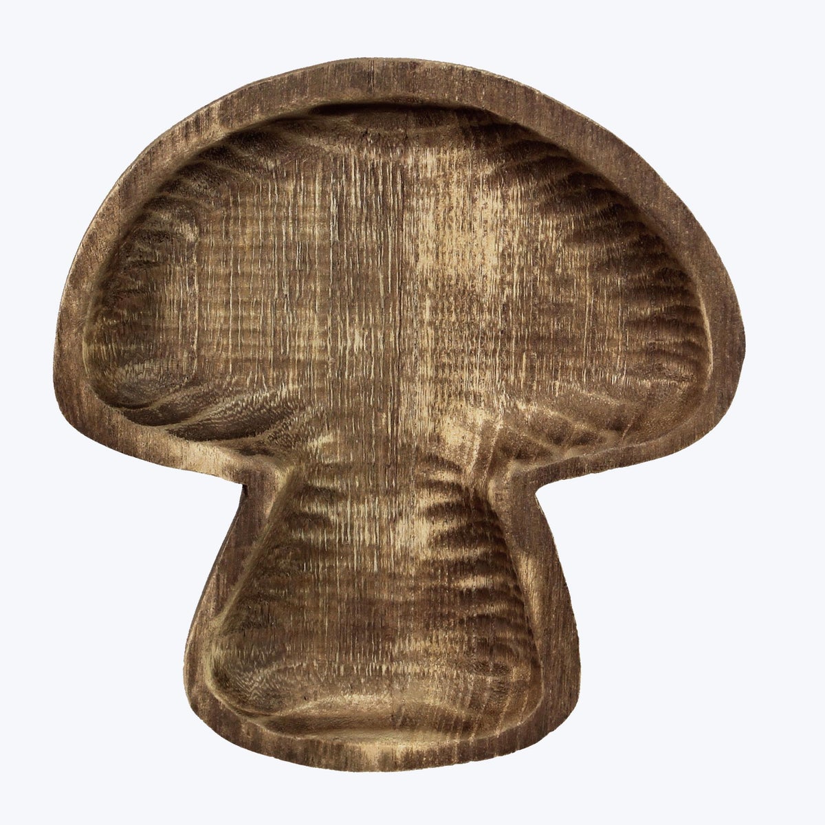 Wood Mushroom Tabletop Dish