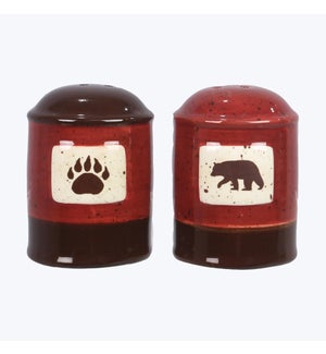 Ceramic Bear Design Salt and Pepper, 2 pcs/set