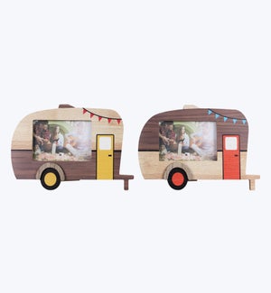 Wood Camper 4 x 6 Photo Frames 2 Ast