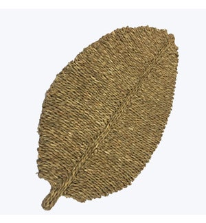 Seagrass Woven Leaf Wall/Tabletop Decor