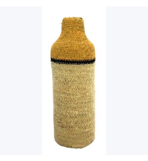 Handwoven Seagrass Decorative Vase