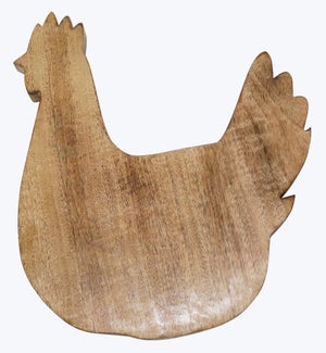 Mango Wood Rooster Board