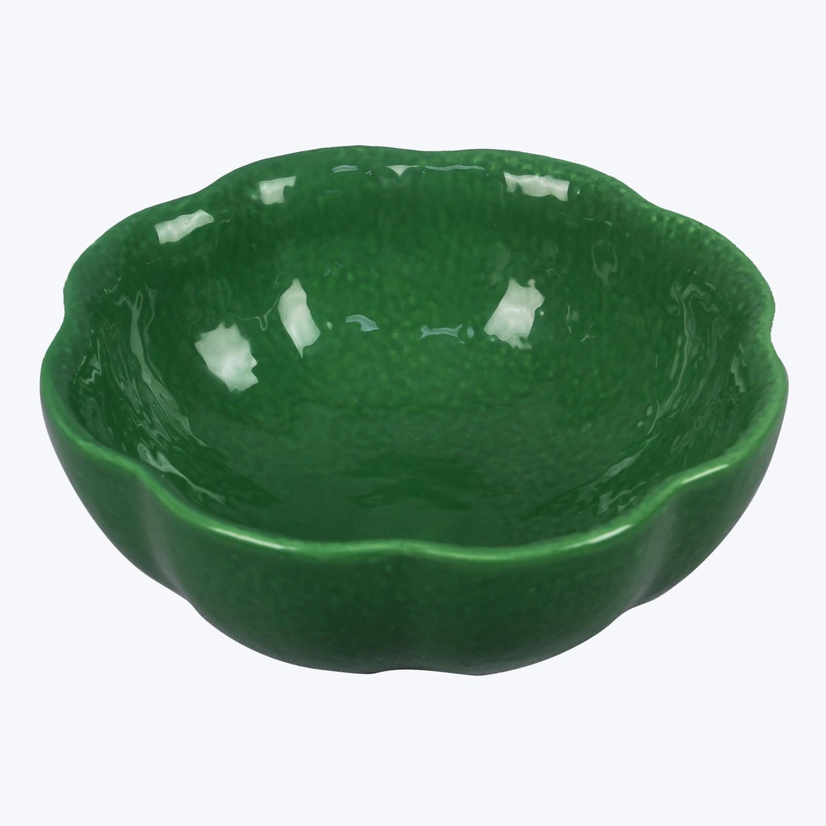 Ceramic Lime Fruit Bowl Green