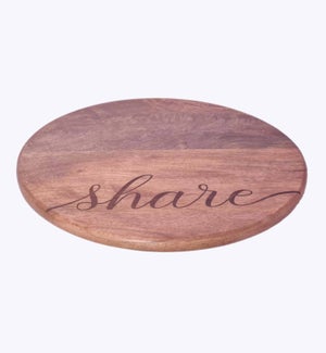 Mango Wood Share Lazy Susan Charcuterie Board