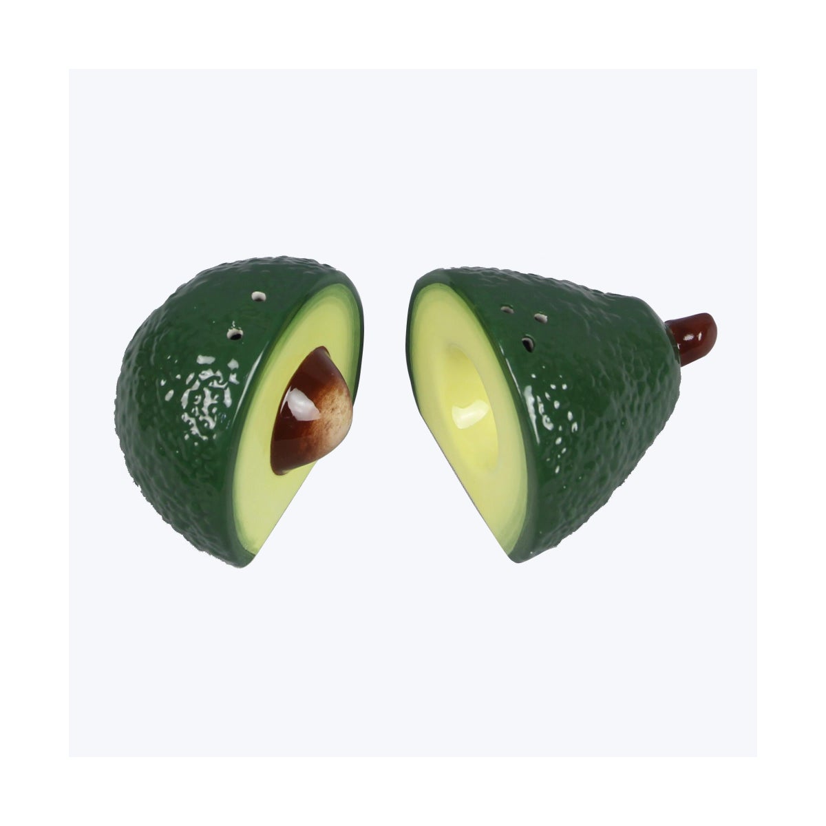 Ceramic Avocado Salt and Pepper Shaker Set