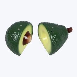 Ceramic Avocado Salt and Pepper Shaker Set