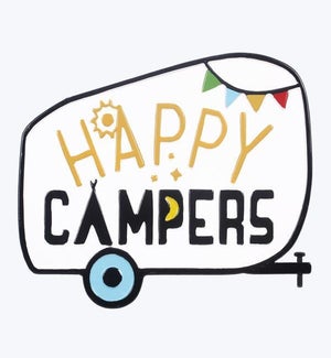 Hammer Metal Camper Shaped Wall Sign