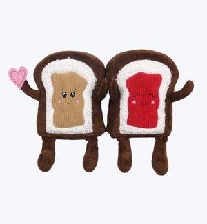 Fabric Peanut Butter and Jelly Tabletop Decor