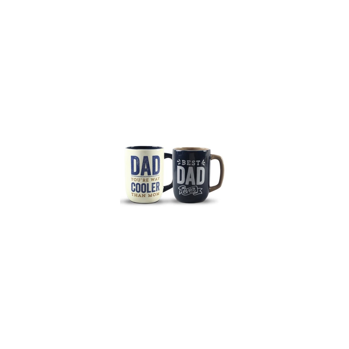 Ceramic Dad Mugs, 2 Assorted