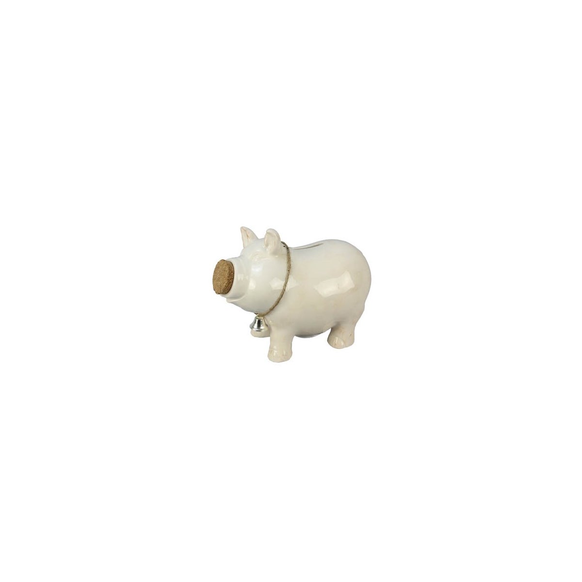Ceramic Piggy Bank W/ Bell