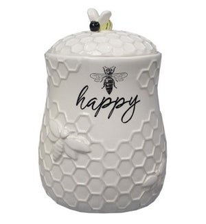 Ceramic Bee Treat Jar