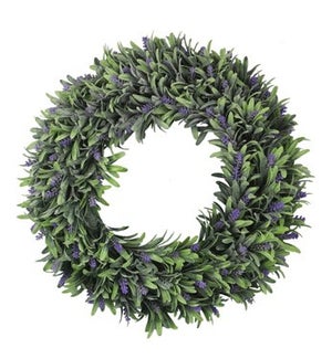 Artificial Lavender Wreath