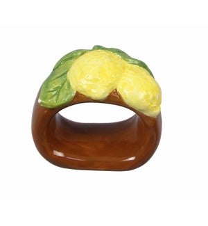 Ceramic Lemon Napkin Ring