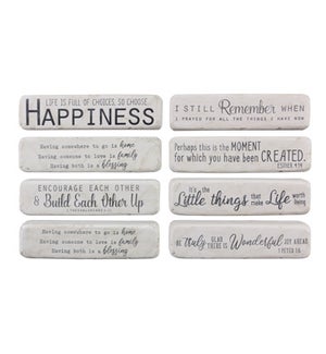 Stone with Inspiration, 8 Assorted
