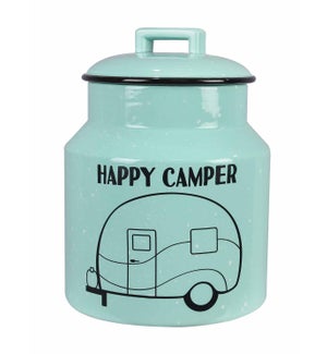 Ceramic Happy Camper Cookie Jar