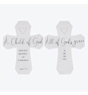 Wood Baby and Love Child of God Wall Crosses, 2 Assortment