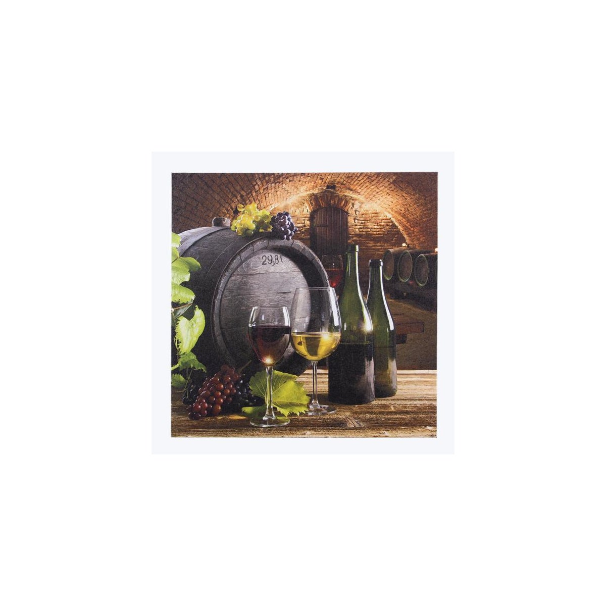 Canvas Wine Barrel Wall Art coffee SDS Distributors Ltd.