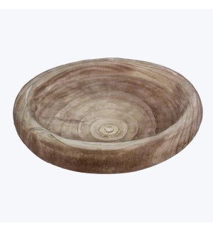 Wood Carved Bowl
