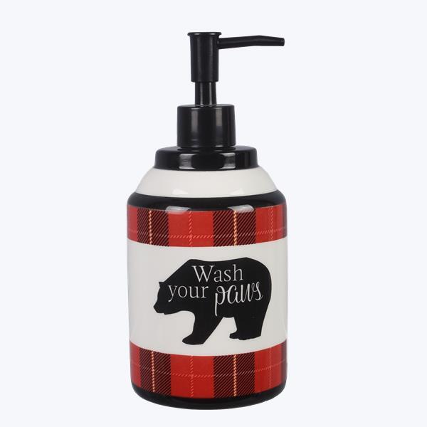 Bear Cabin Plaid Measuring Cup Set