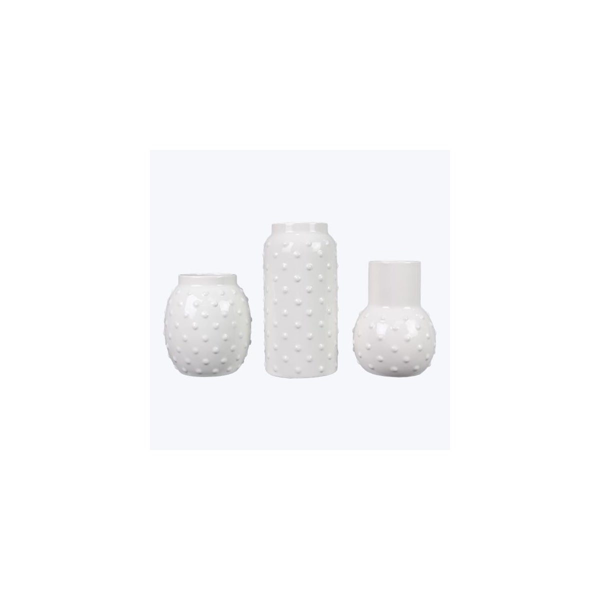 Cottage Core Ceramic Vase, 3pcs/set