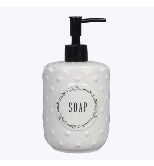 Cottage Core Ceramic Soap Dispenser
