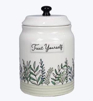 Quiet Cottage Ceramic Treat Jar