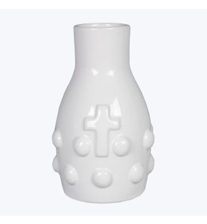 Ceramic Vase with Cross