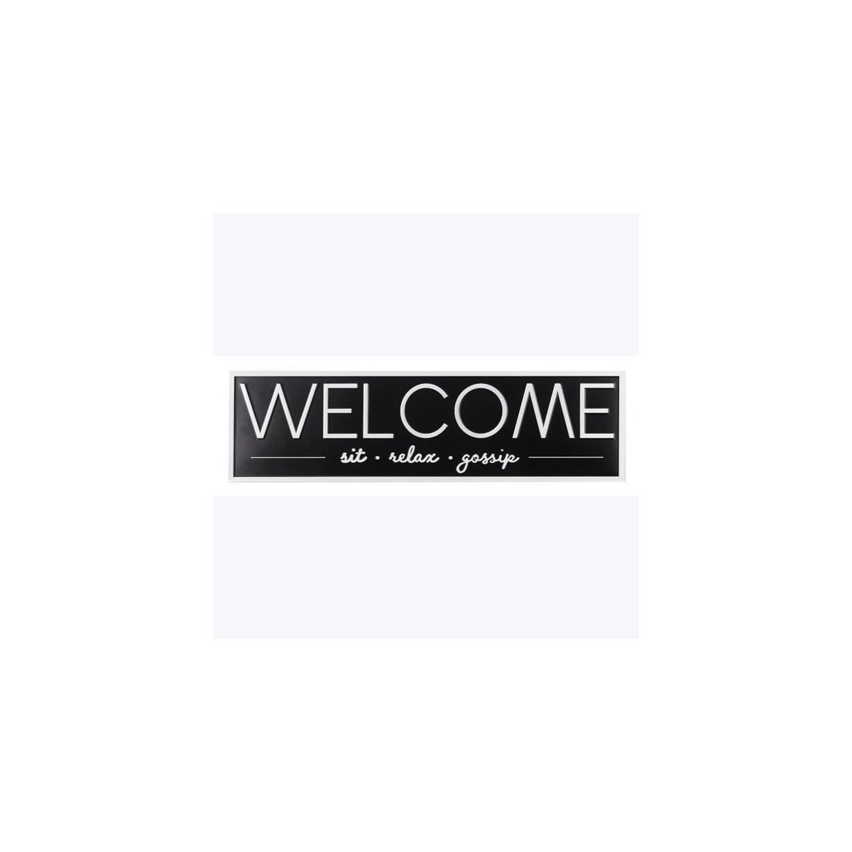 Metal Welcome Wall Sign