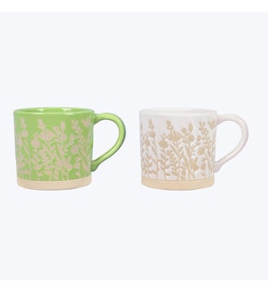 Ceramic Mugs, 2 Ast.