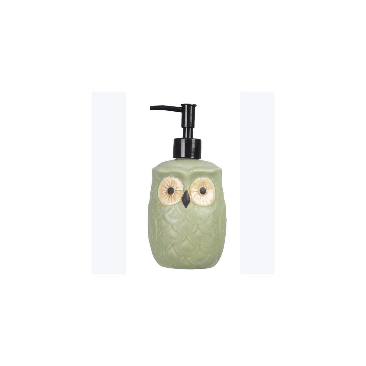 Stoneware Owl Soap Dispenser