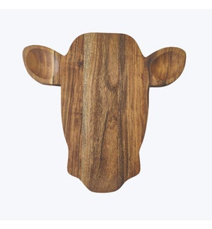 Acacia Wood Cow Charcuterie Board