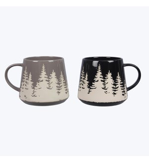 Stoneware Forest Designs Mug 2 Ast