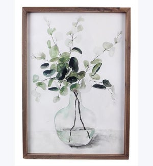 Wood Framed Botanical Wall Art