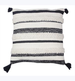 Square Cotton Woven Pillow 18''