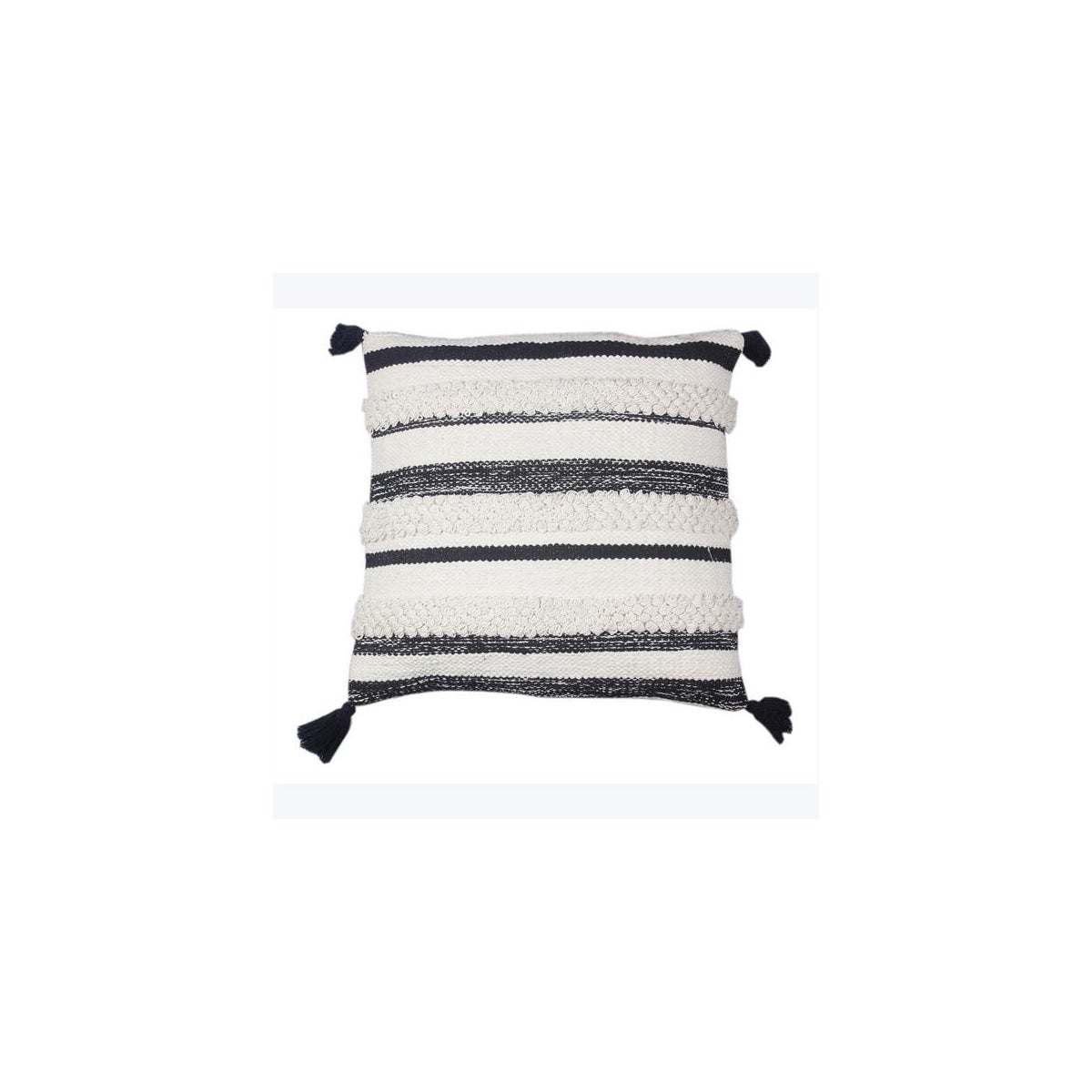 Square Cotton Woven Pillow 18''