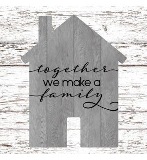 Wood Together We Make Wall Plaque