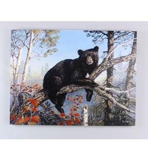 Wood Bear Wall Plaque