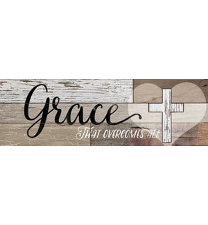 Wood Grace Wall Plaque