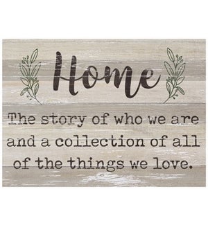 Wood Home Wall Plaque