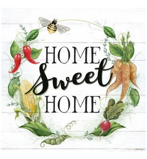 Wood Home Sweet Wall Plaque