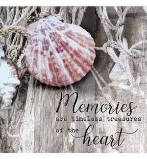 Wood Memories Shell Plaque