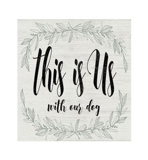 Wood This is Us Wall Plaque